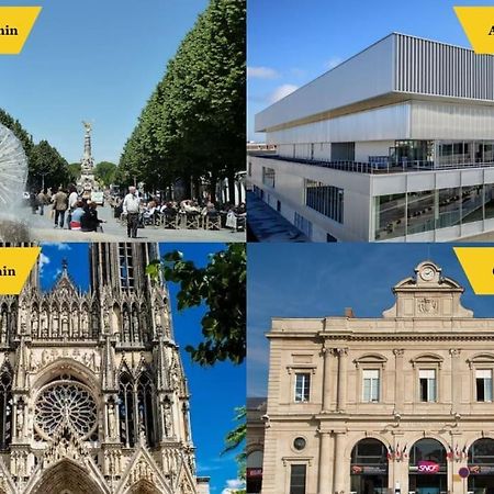 Forum Flower Spacieux T2 Au Coeur De La Ville 랭스 외부 사진